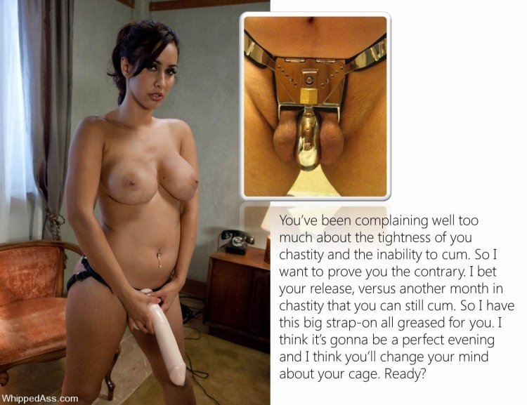 Chastity caption